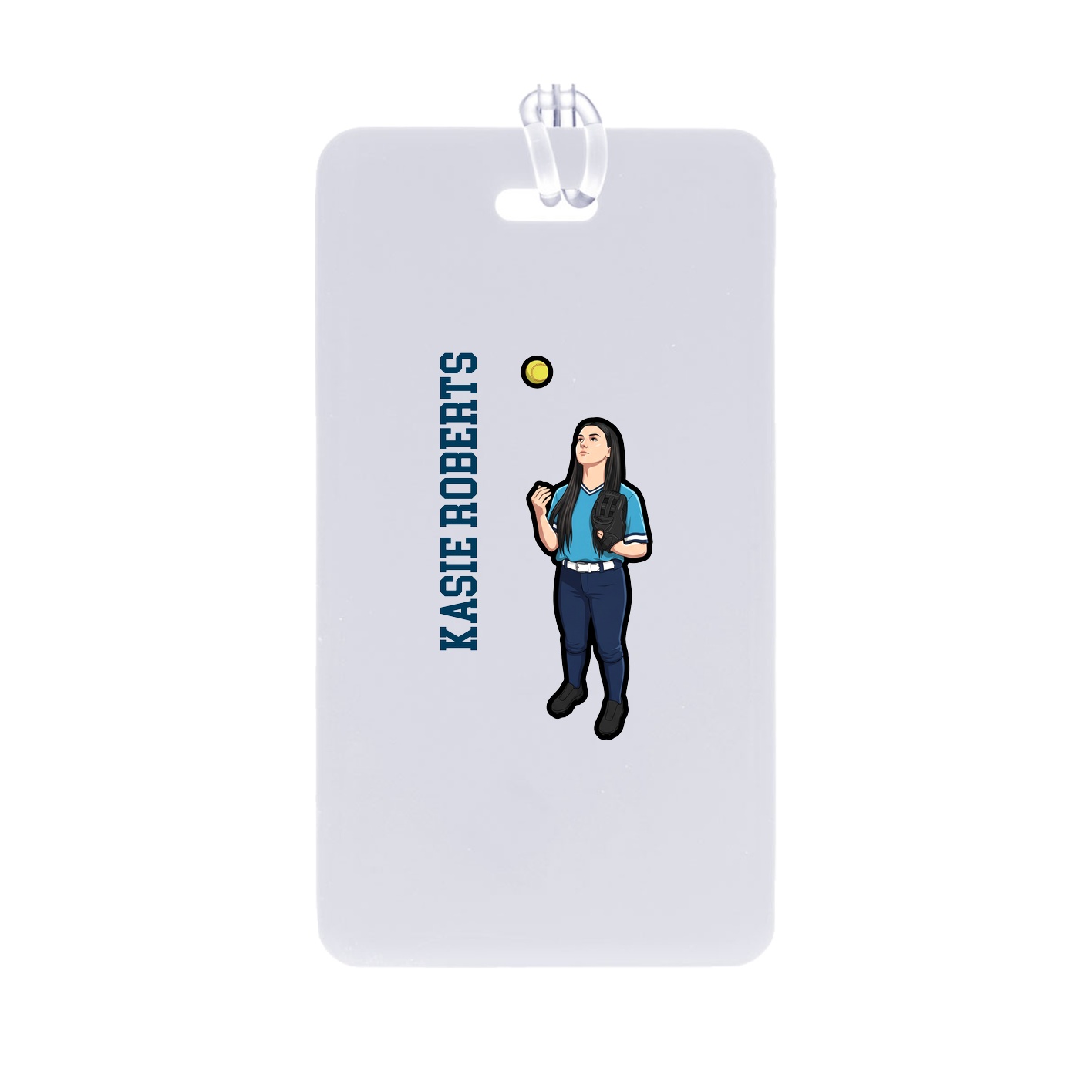 Bag Tag — Name Vertical in Classic