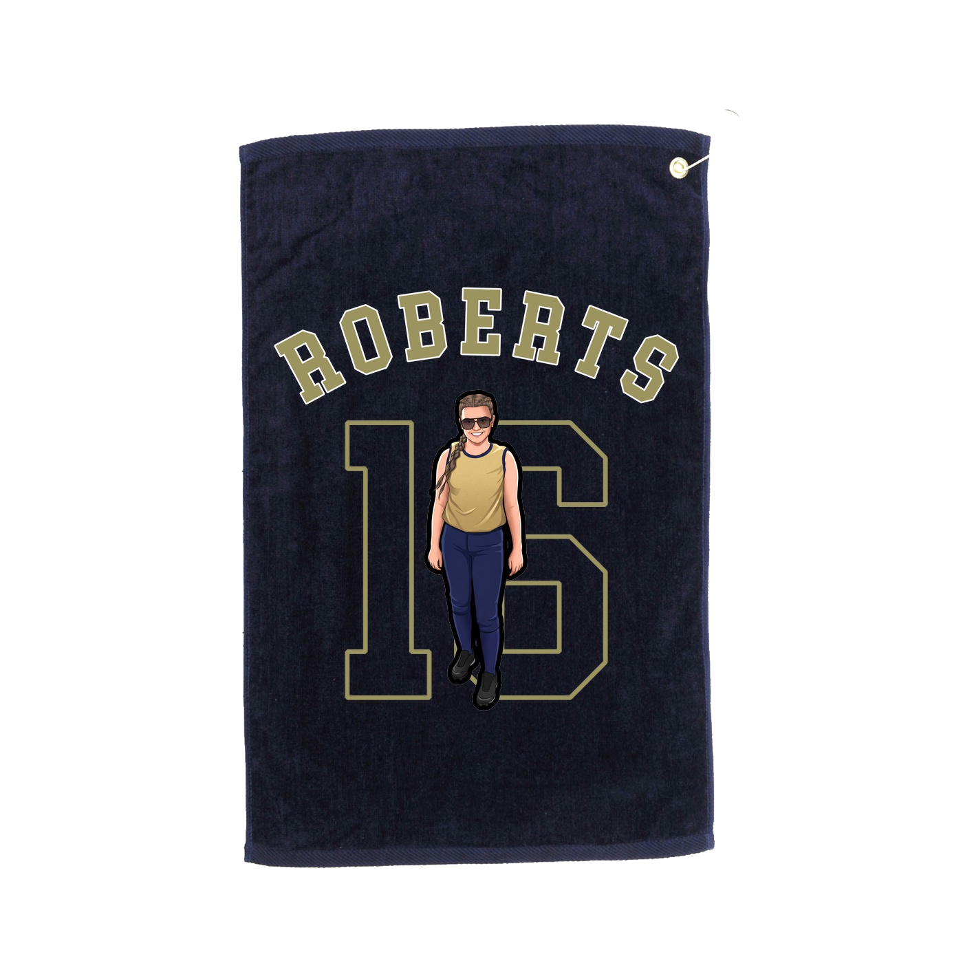 Golf Towel — Shirsey Arch in Navy