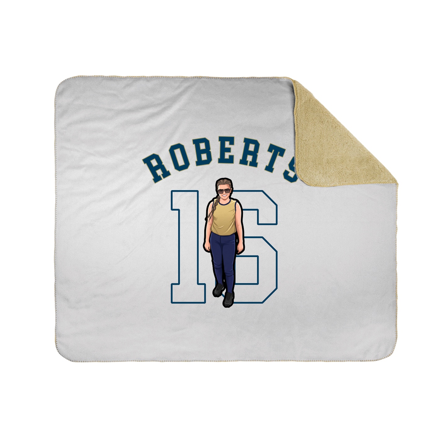 Throw Blanket — Shirsey Arch in White