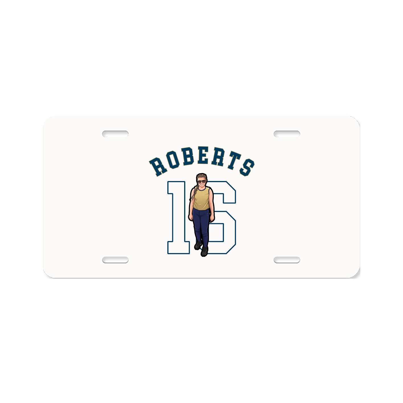 License Plate — Shirsey Arch in Classic