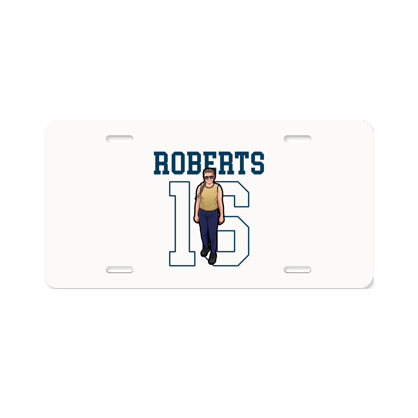 License Plate — Shirsey in Classic