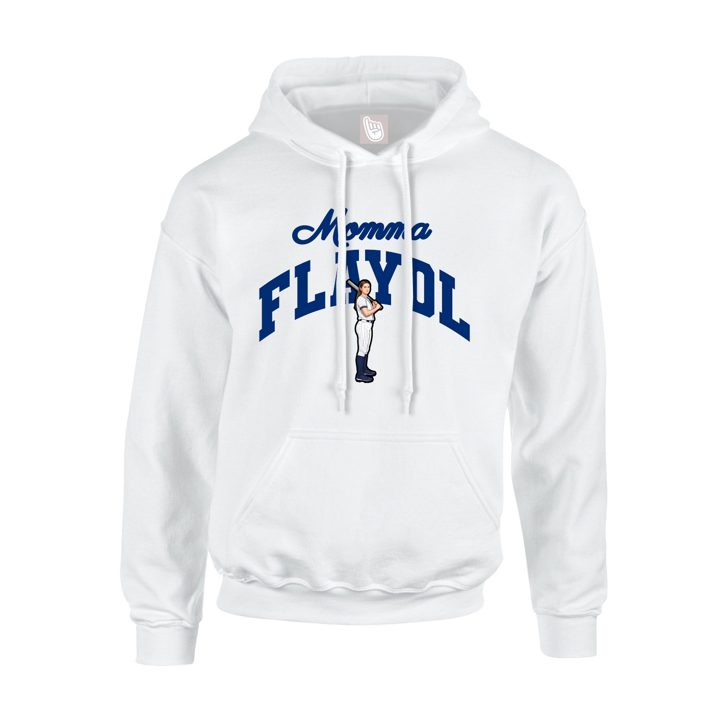 Youth Hoodie — Mothers Day Arch in White