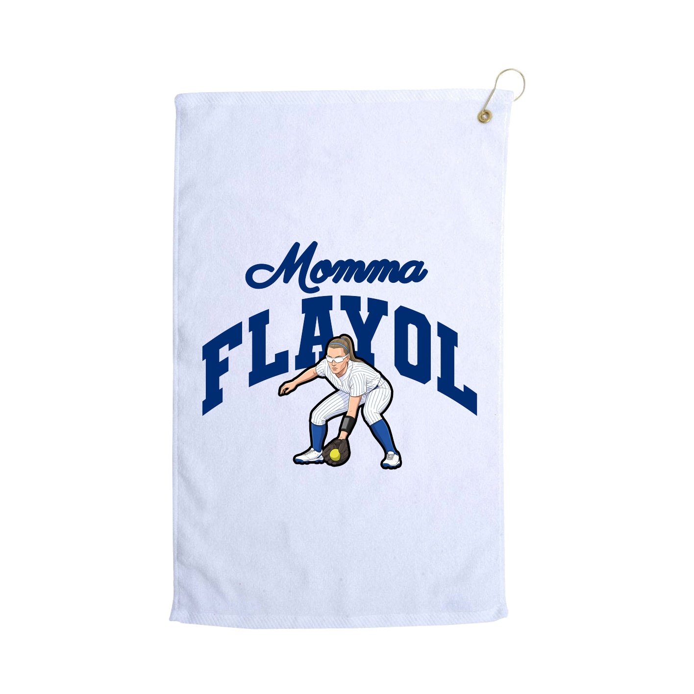 Golf Towel — Mothers Day Arch in White