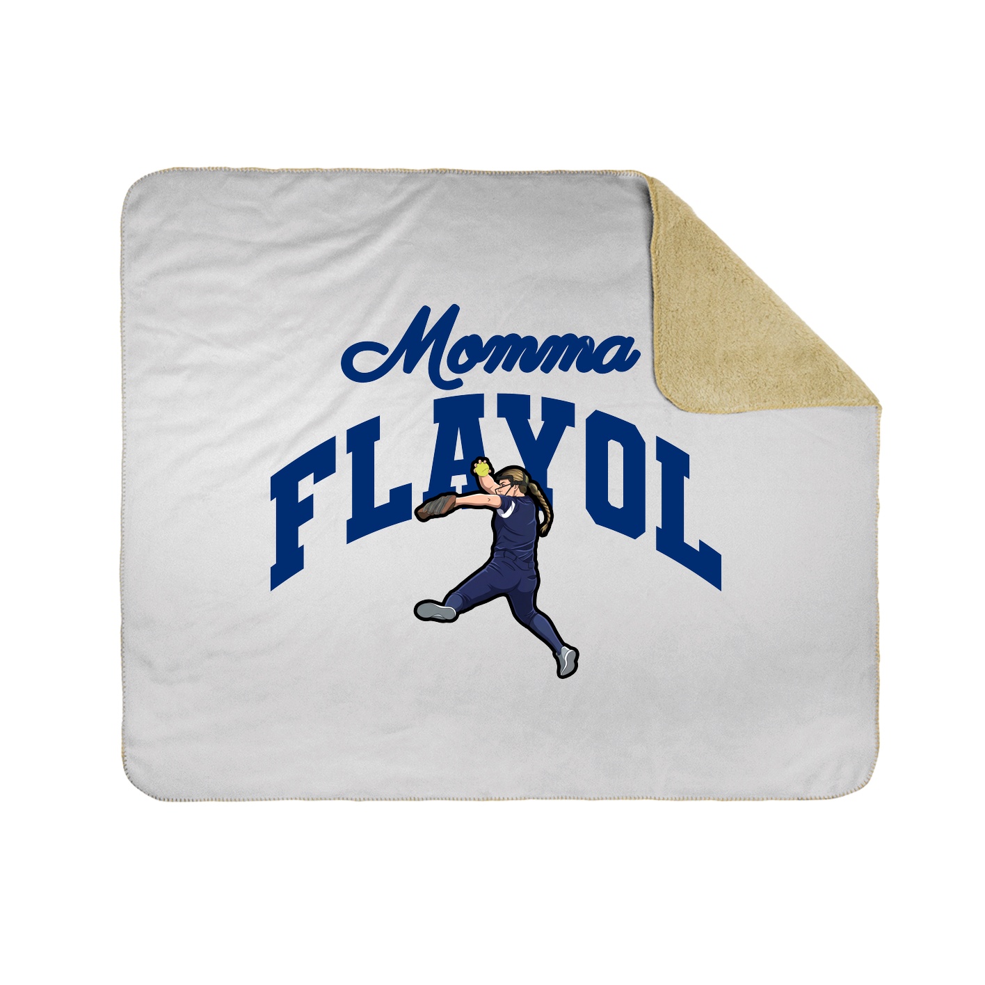 Throw Blanket — Mothers Day Arch in White