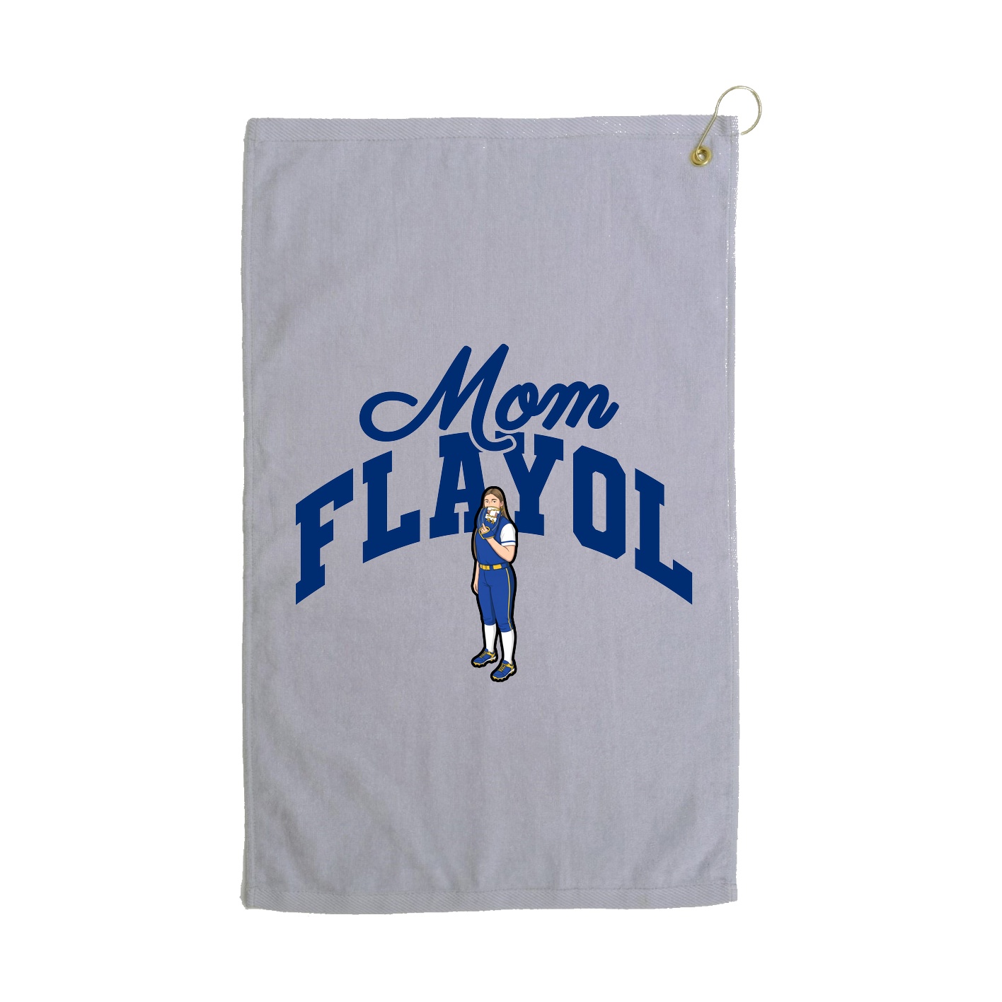 Golf Towel — Mothers Day Arch in Grey