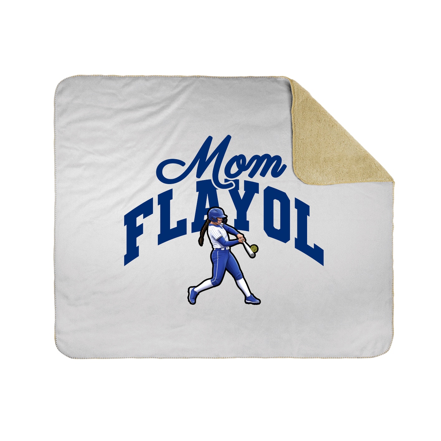 Throw Blanket — Mothers Day Arch in White