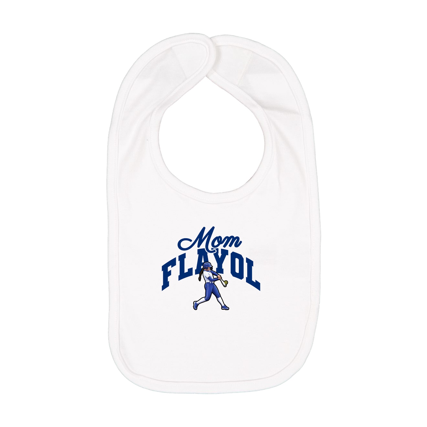 Infant Bib — Mothers Day Arch in White