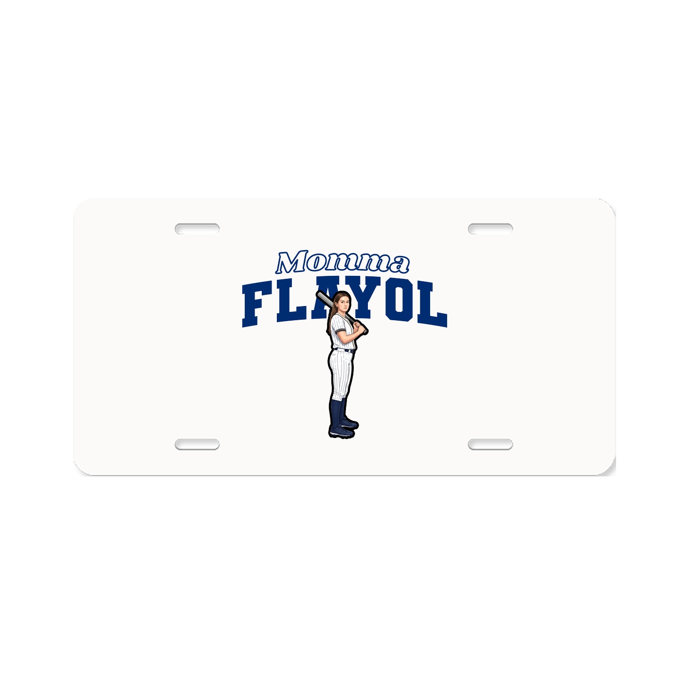 License Plate — Mothers Day Block in Classic