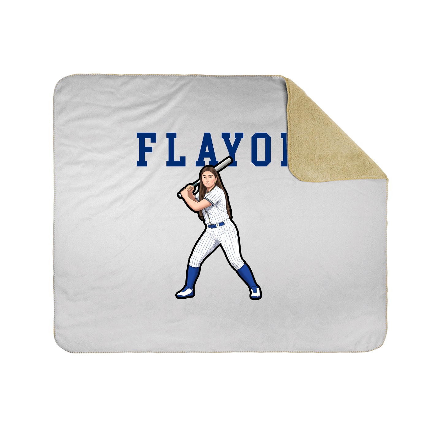 Throw Blanket — Shirsey in White