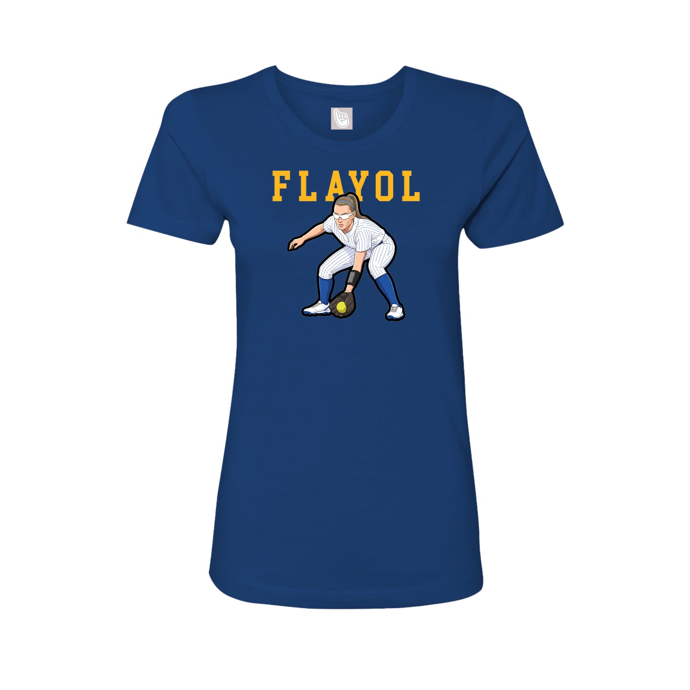 Fitted Women's Tee — Shirsey in Royal