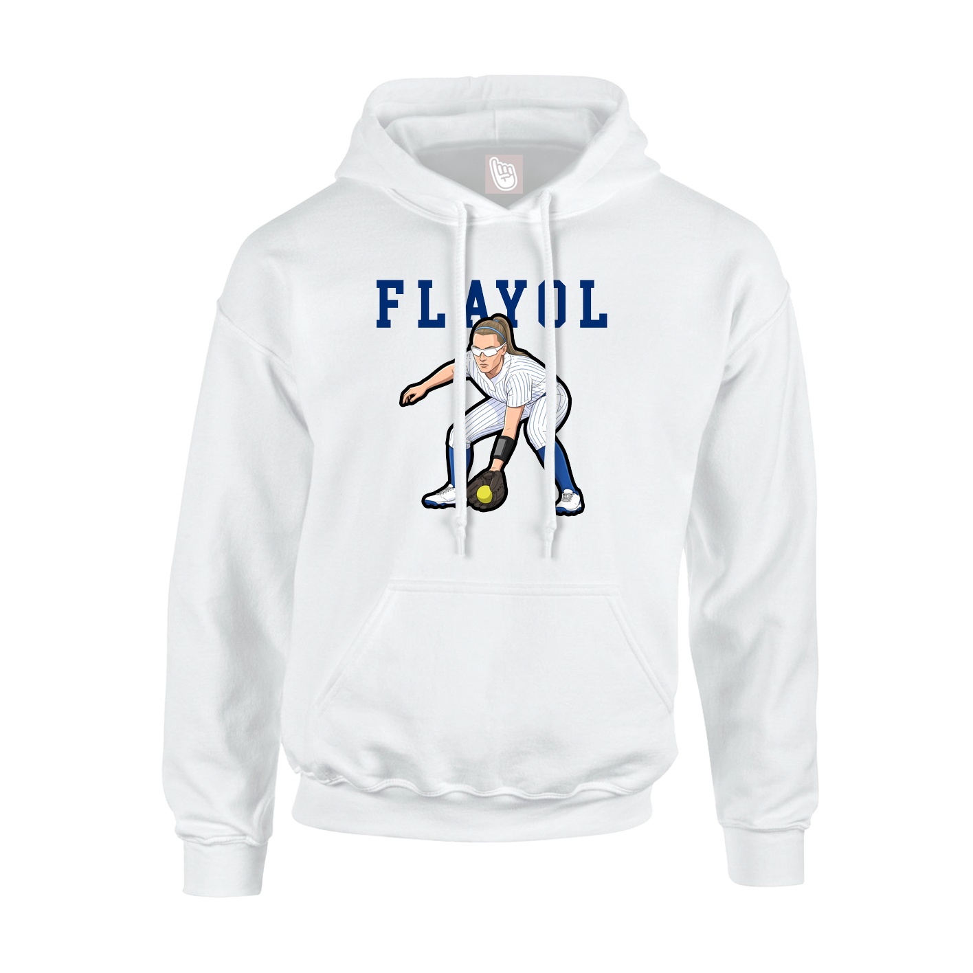 Hoodie — Shirsey in White