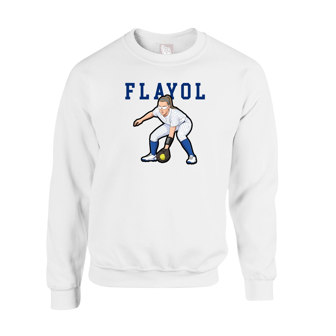 Fleece Crew — Shirsey in White