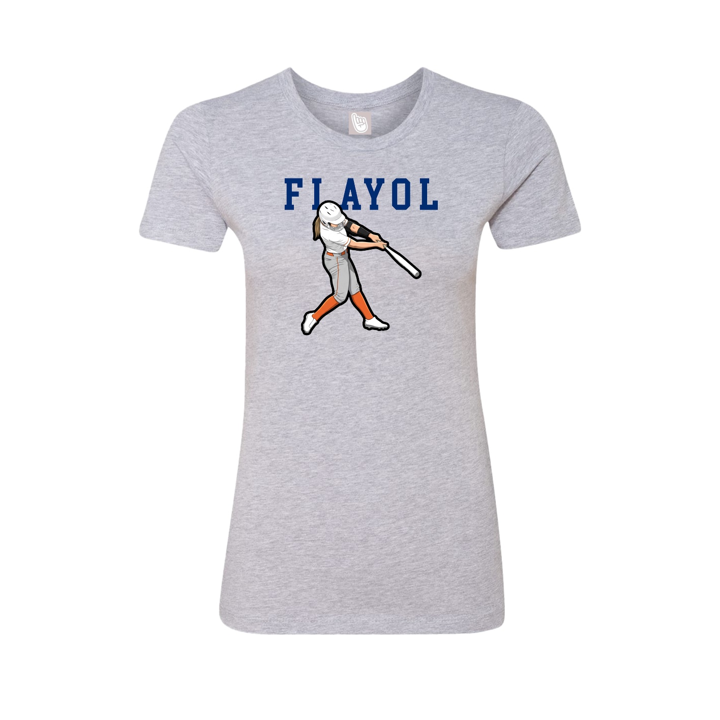 Fitted Women's Tee — Shirsey in Grey