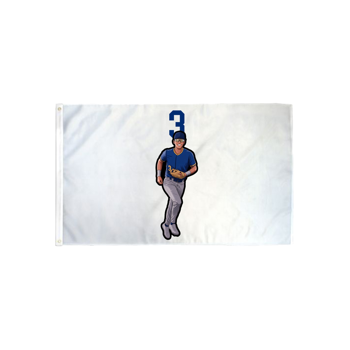 3x5 Flag — Number Top in Classic