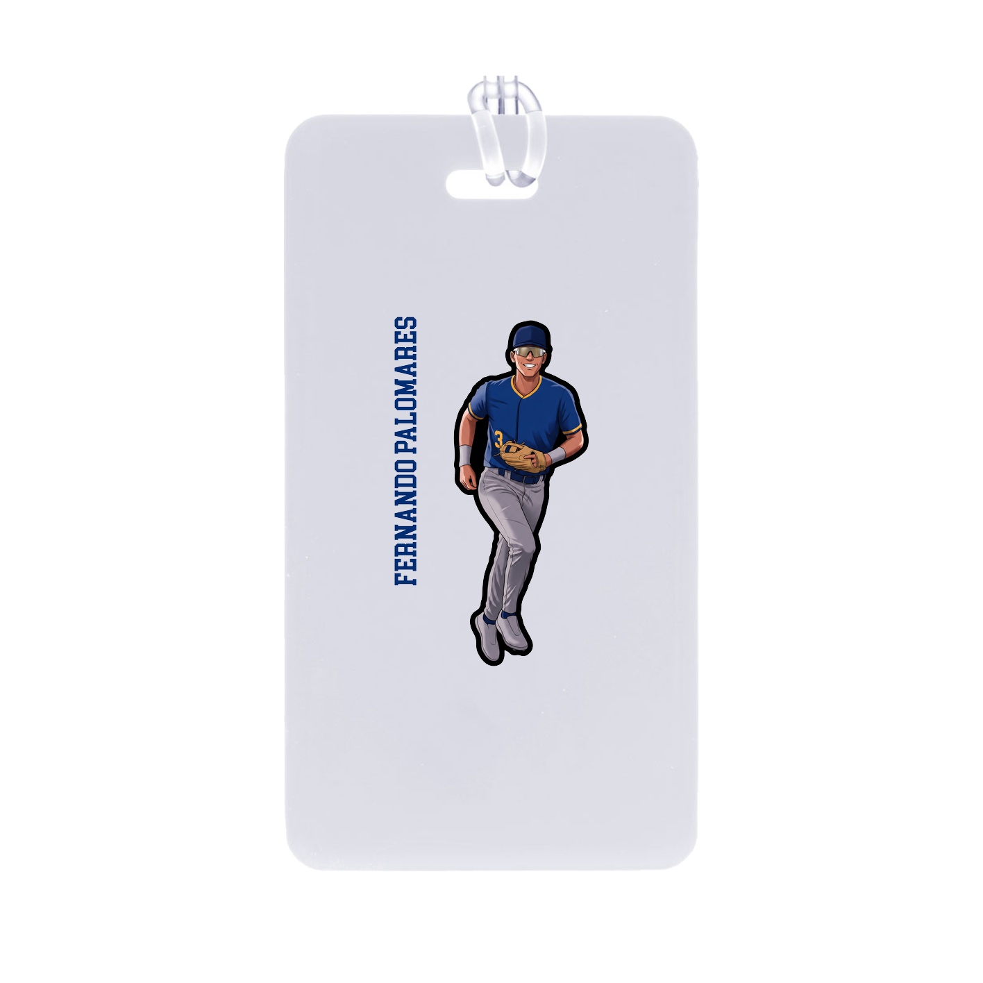 Bag Tag — Name Vertical in Classic