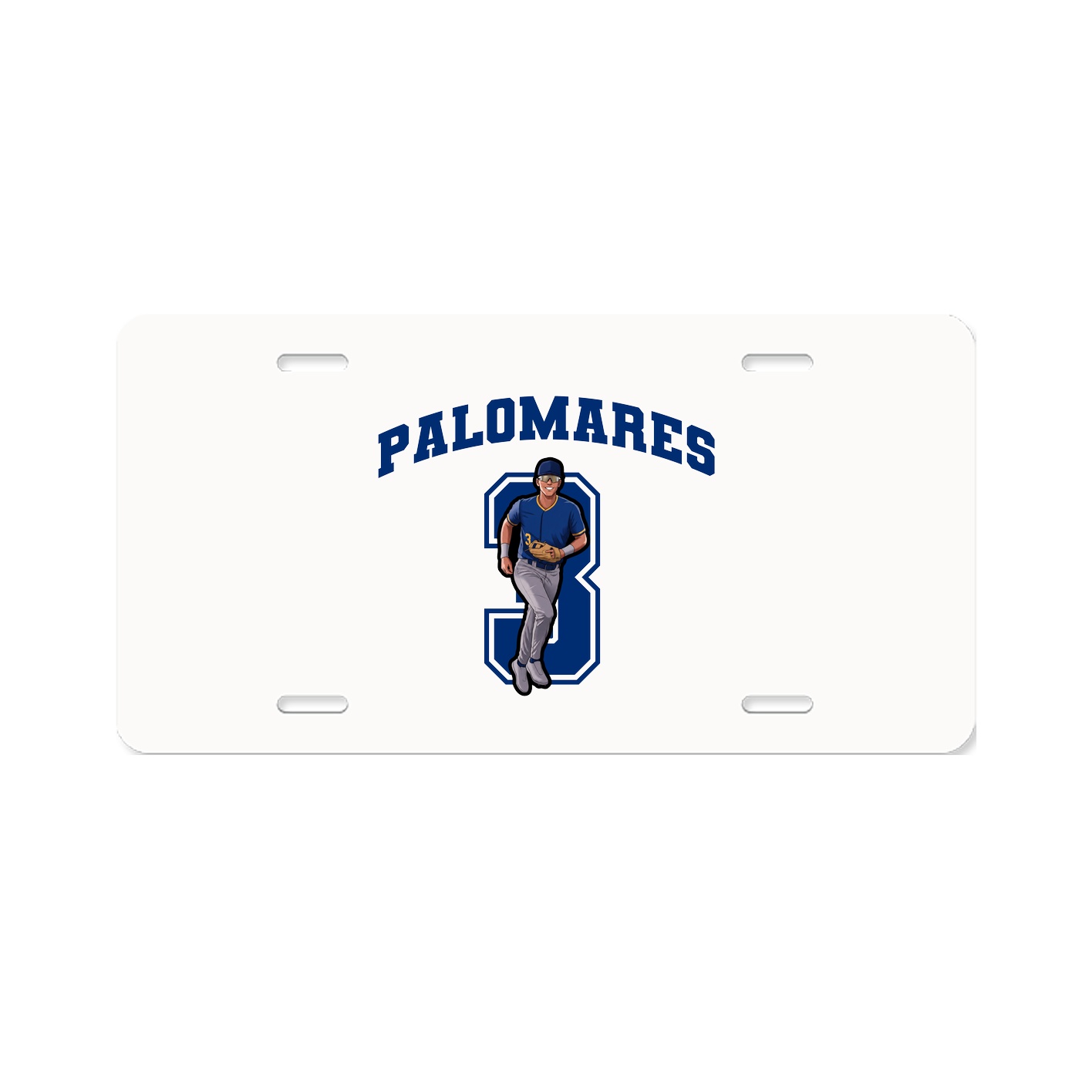 License Plate — Number in Classic