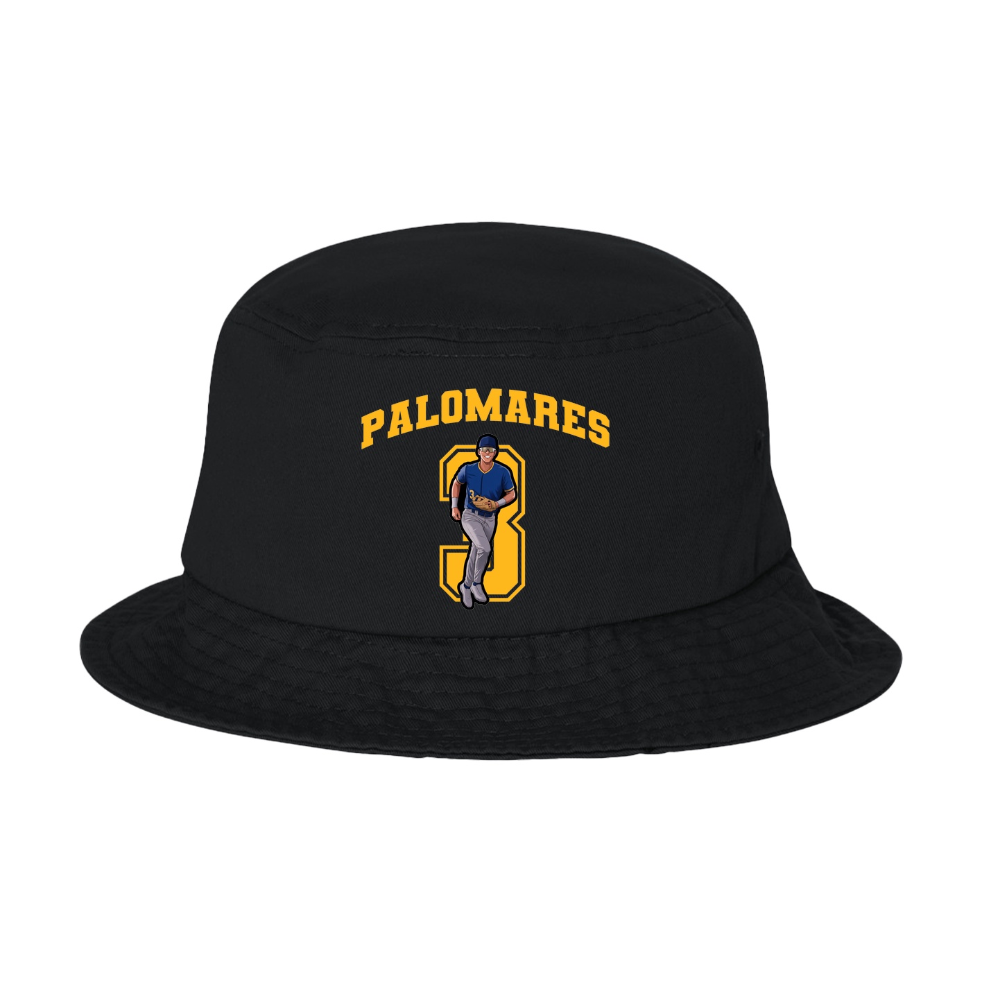 Bucket Cap — Number in Black