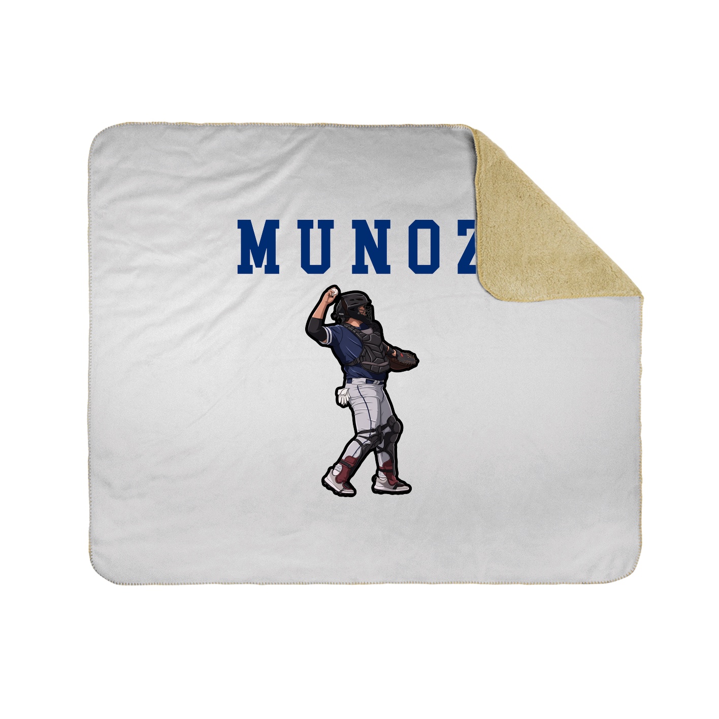 Throw Blanket — Shirsey in White