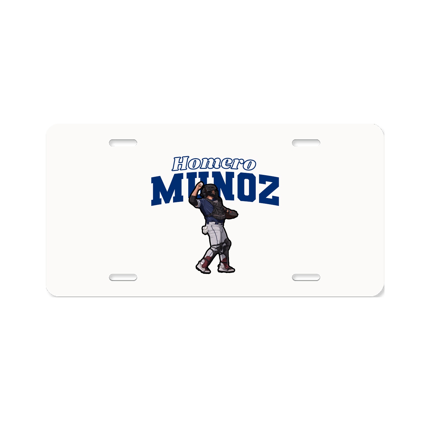 License Plate — Name Arch in Classic
