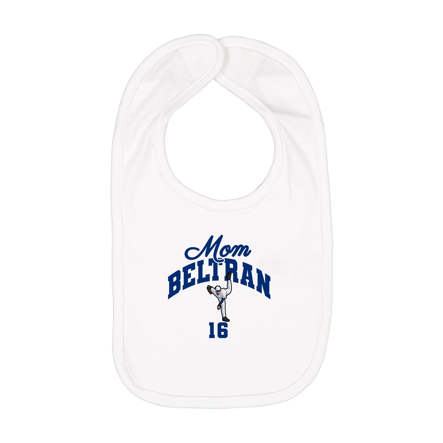 Infant Bib — Mothers Day Arch in White
