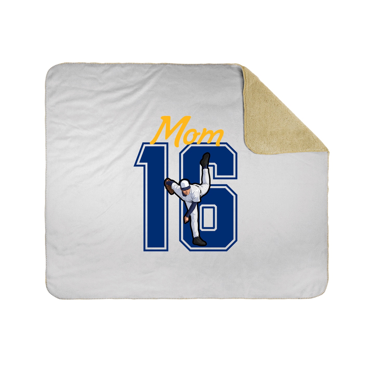 Throw Blanket — Mothers Day Shirsey in White