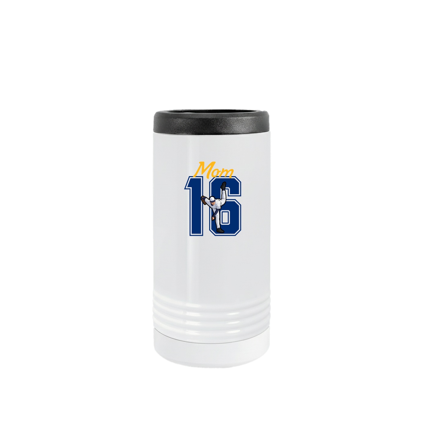 Slim Beverage Holder — Mothers Day Shirsey in White