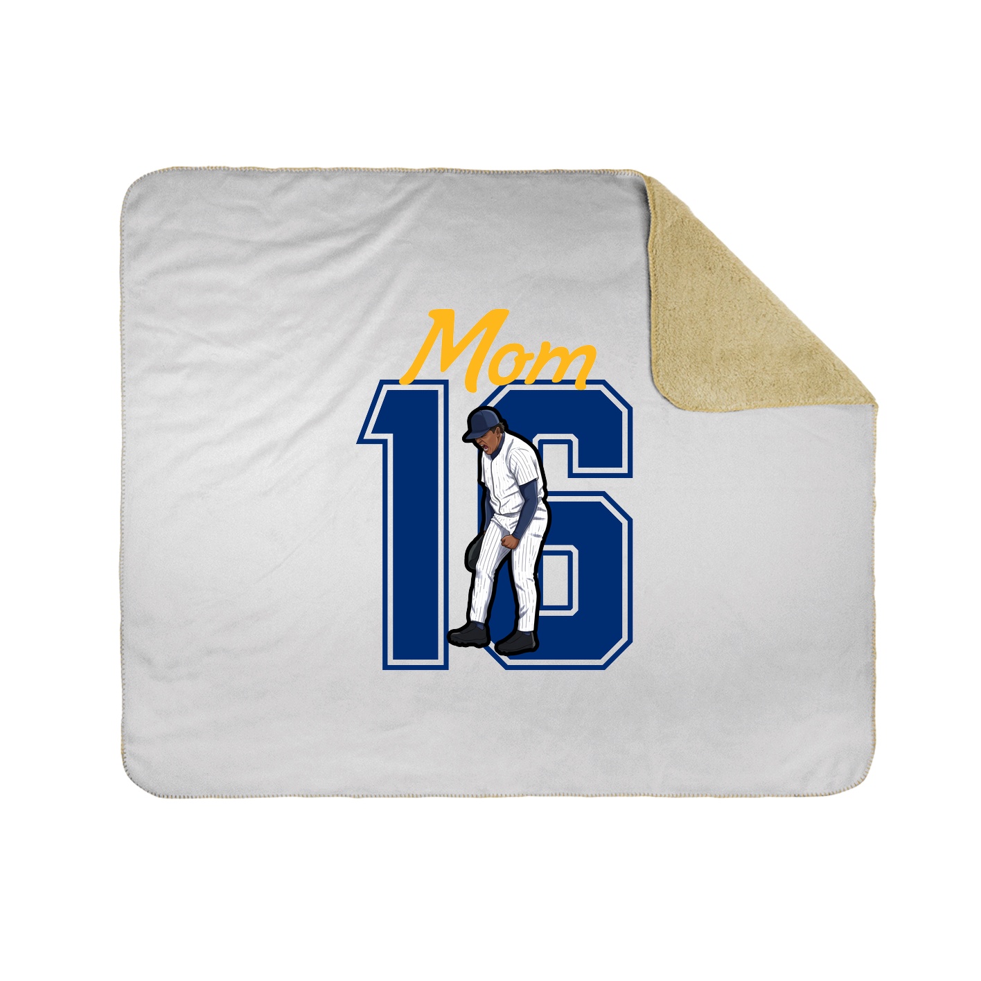 Throw Blanket — Mothers Day Shirsey in White