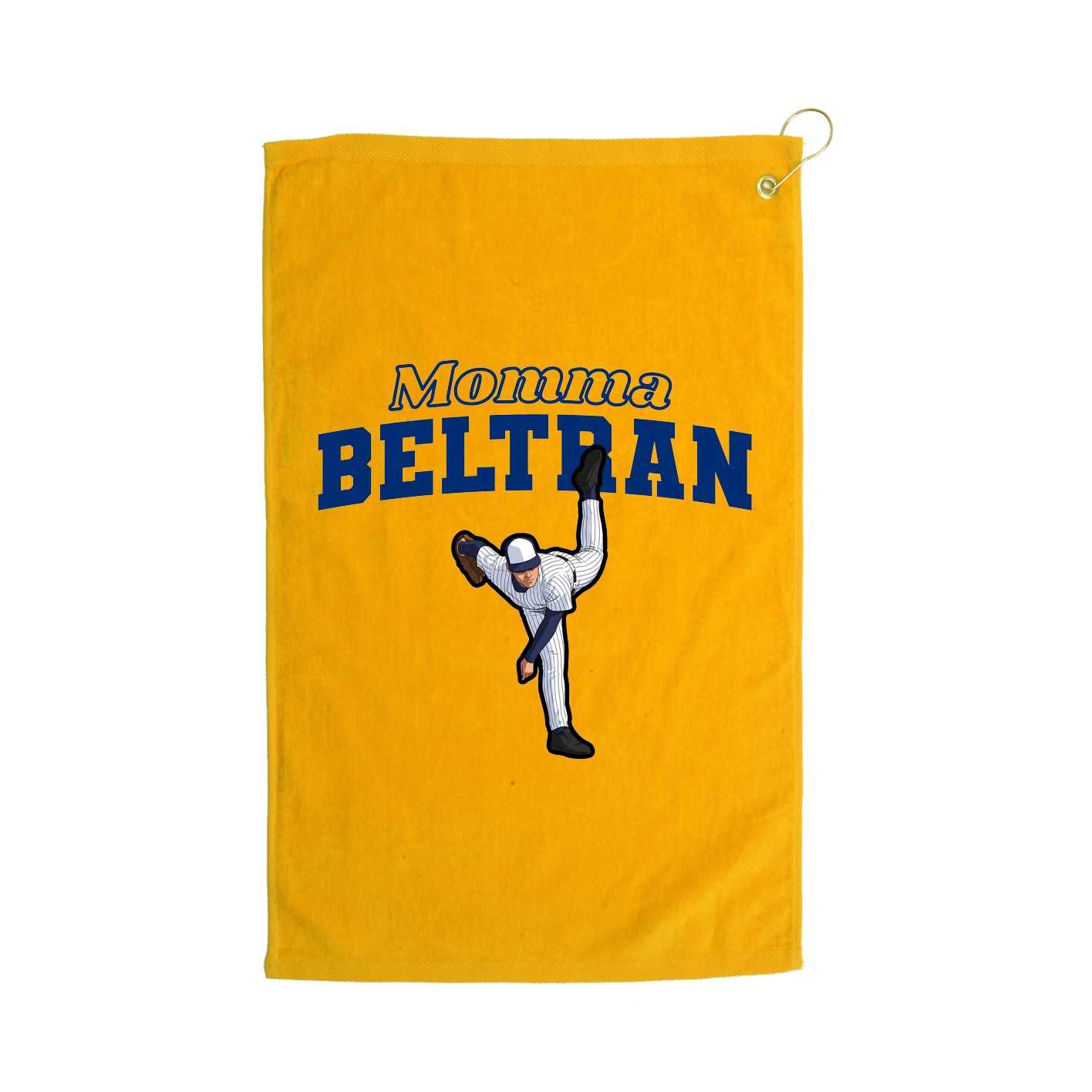 Golf Towel — Mothers Day Block in Gold