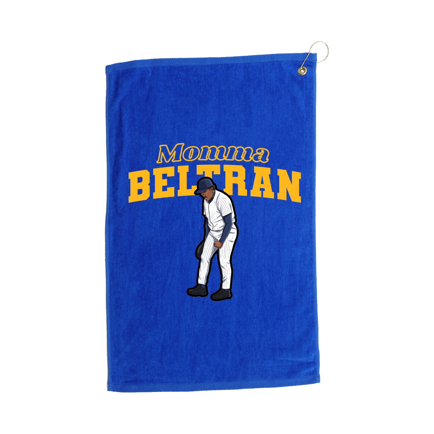 Golf Towel — Mothers Day Block in Royal