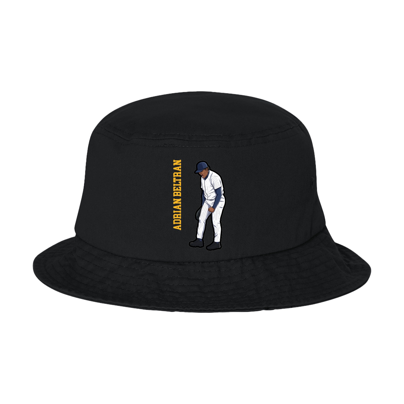 Bucket Cap — Name Vertical in Black