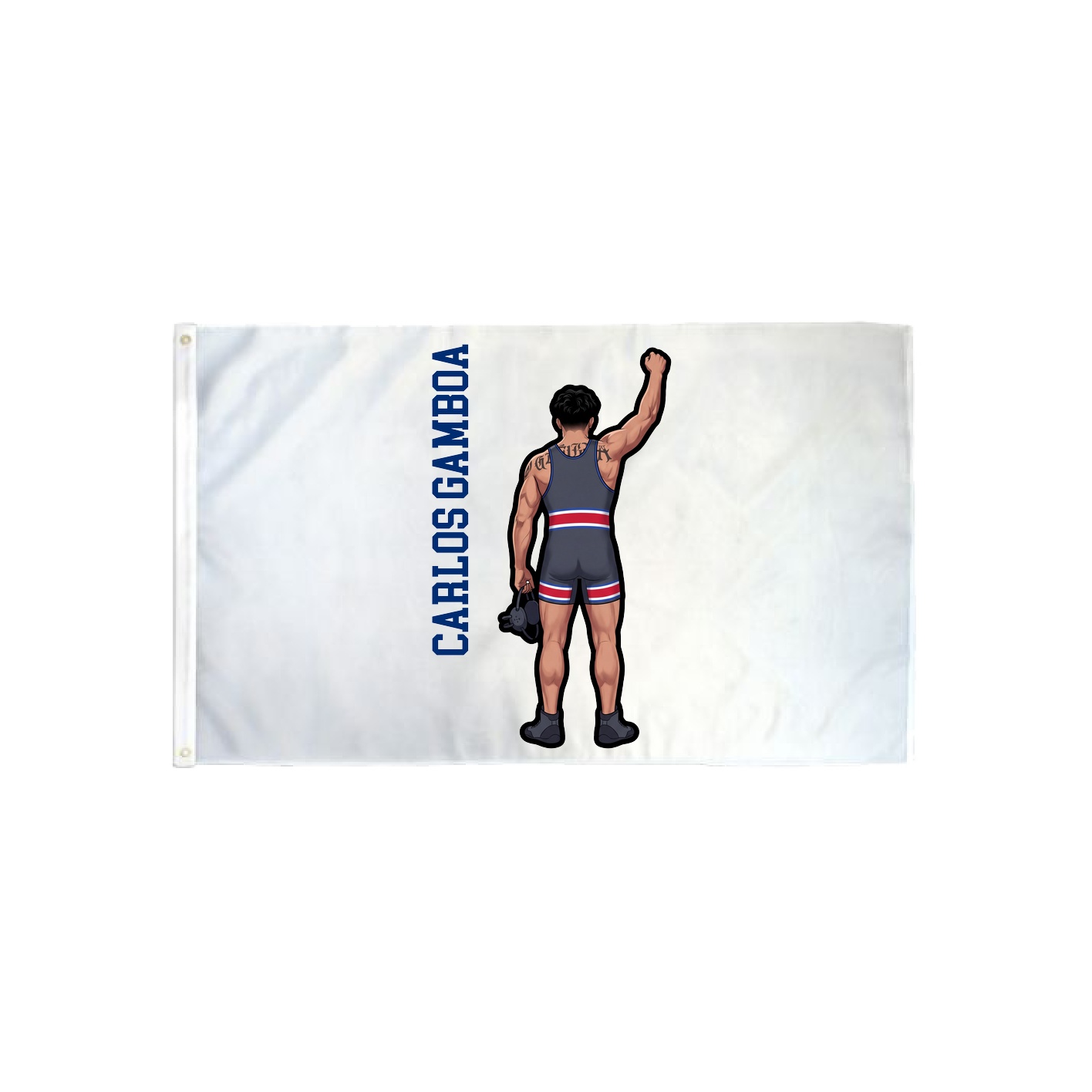 3x5 Flag — Name Vertical in Classic