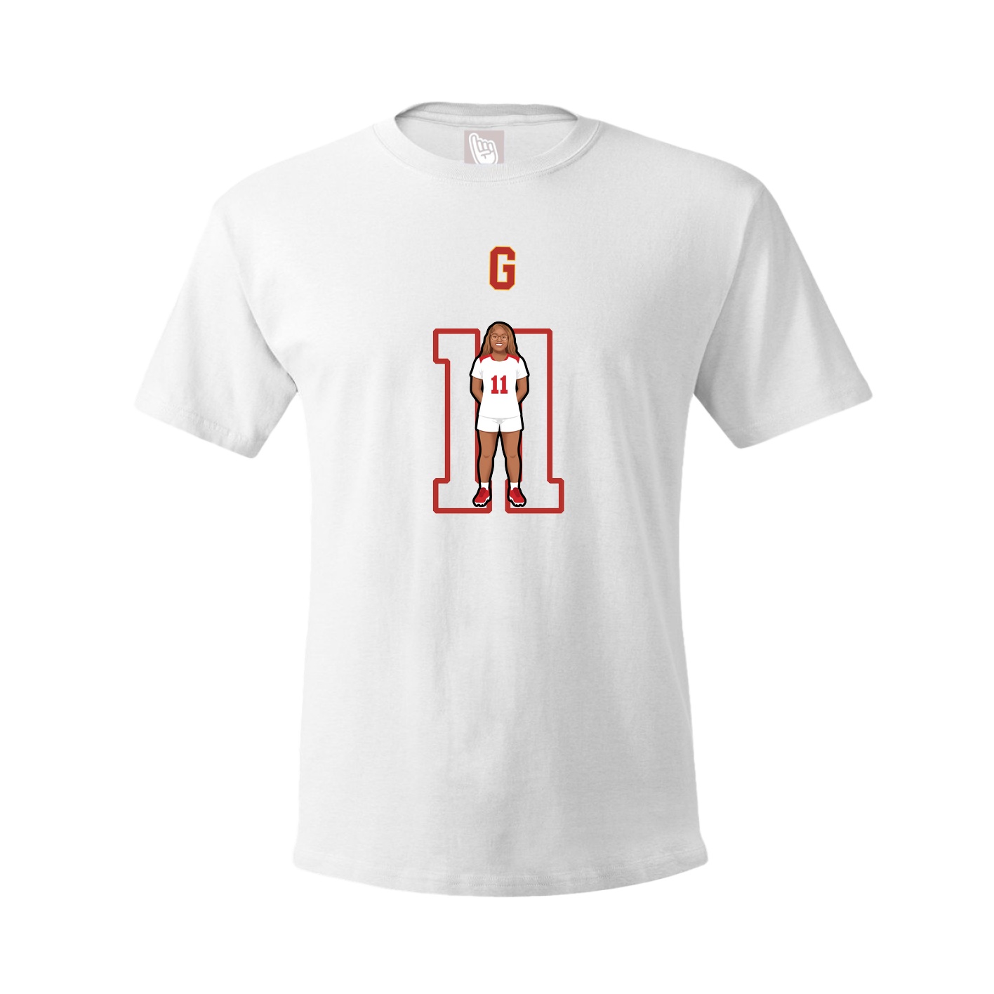 Tee — Shirsey Arch in White
