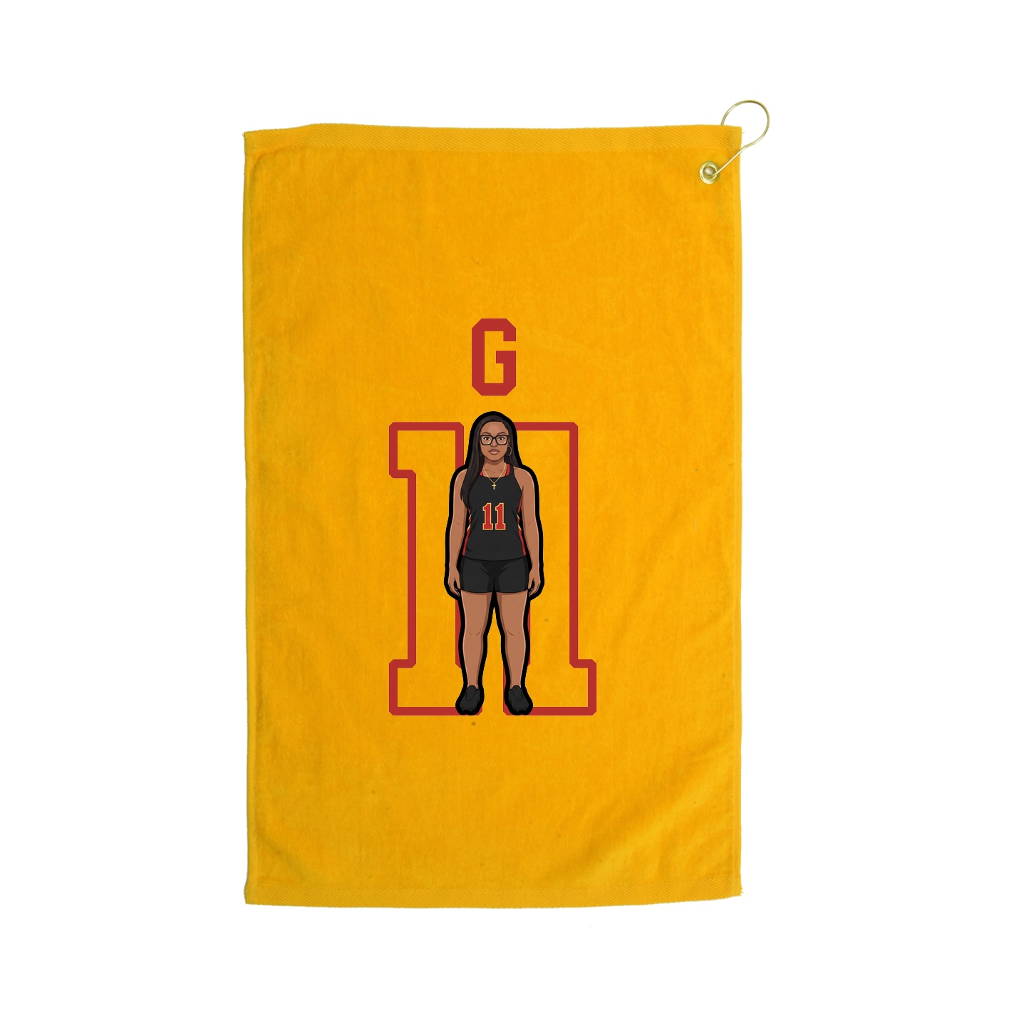 Golf Towel — Shirsey in Gold