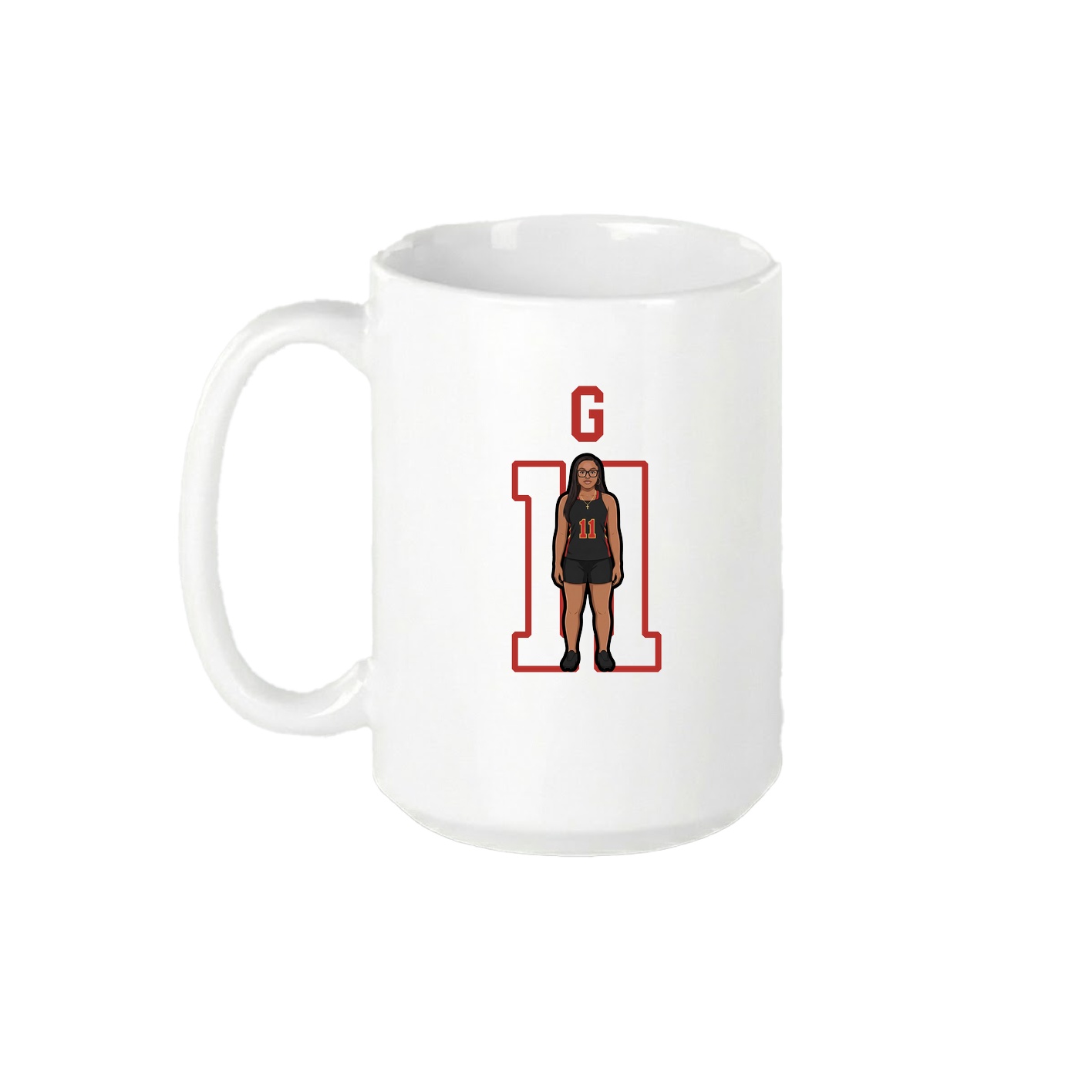 15oz Coffee Mug — Shirsey in White