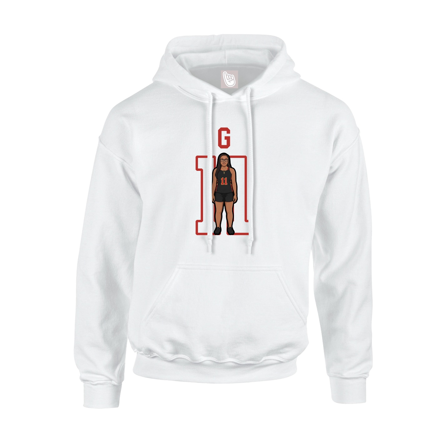 Youth Hoodie — Shirsey in White