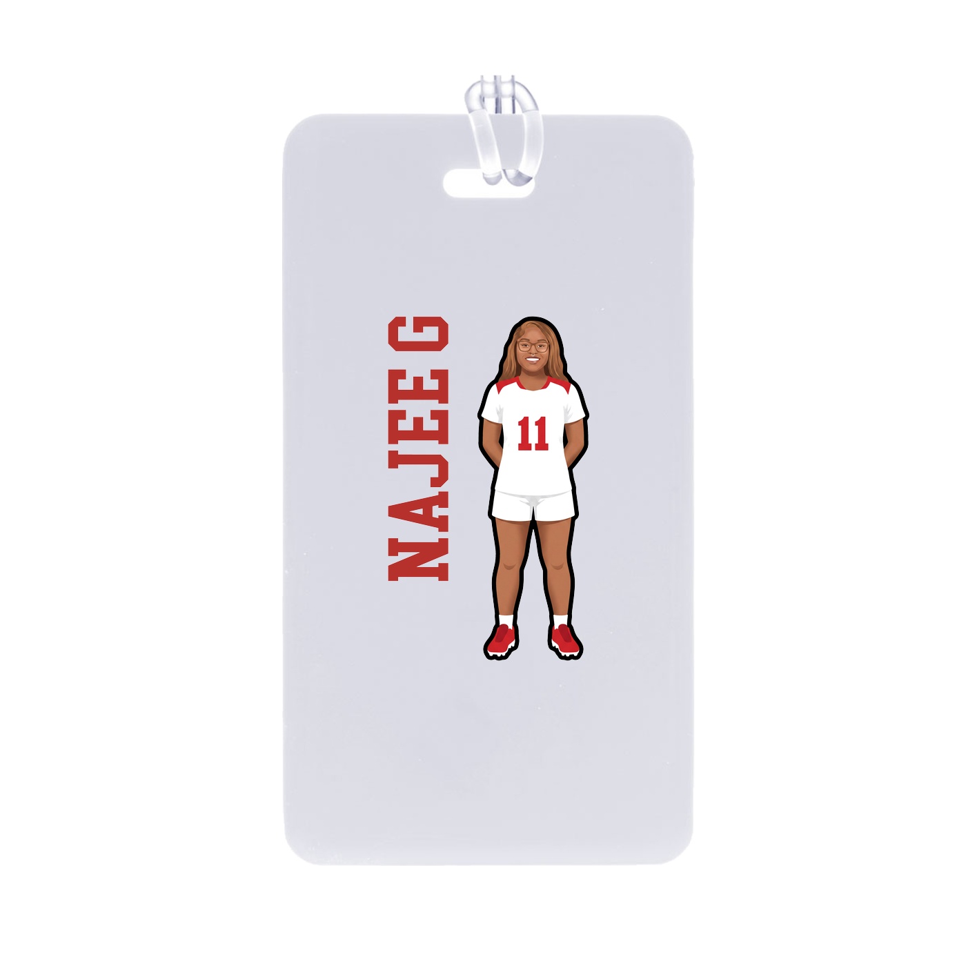 Bag Tag — Name Vertical in Classic