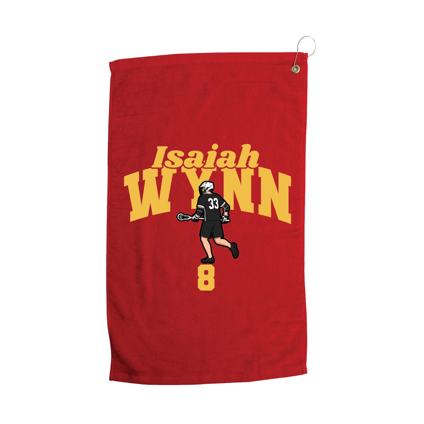 Golf Towel — Signature Arch in Red