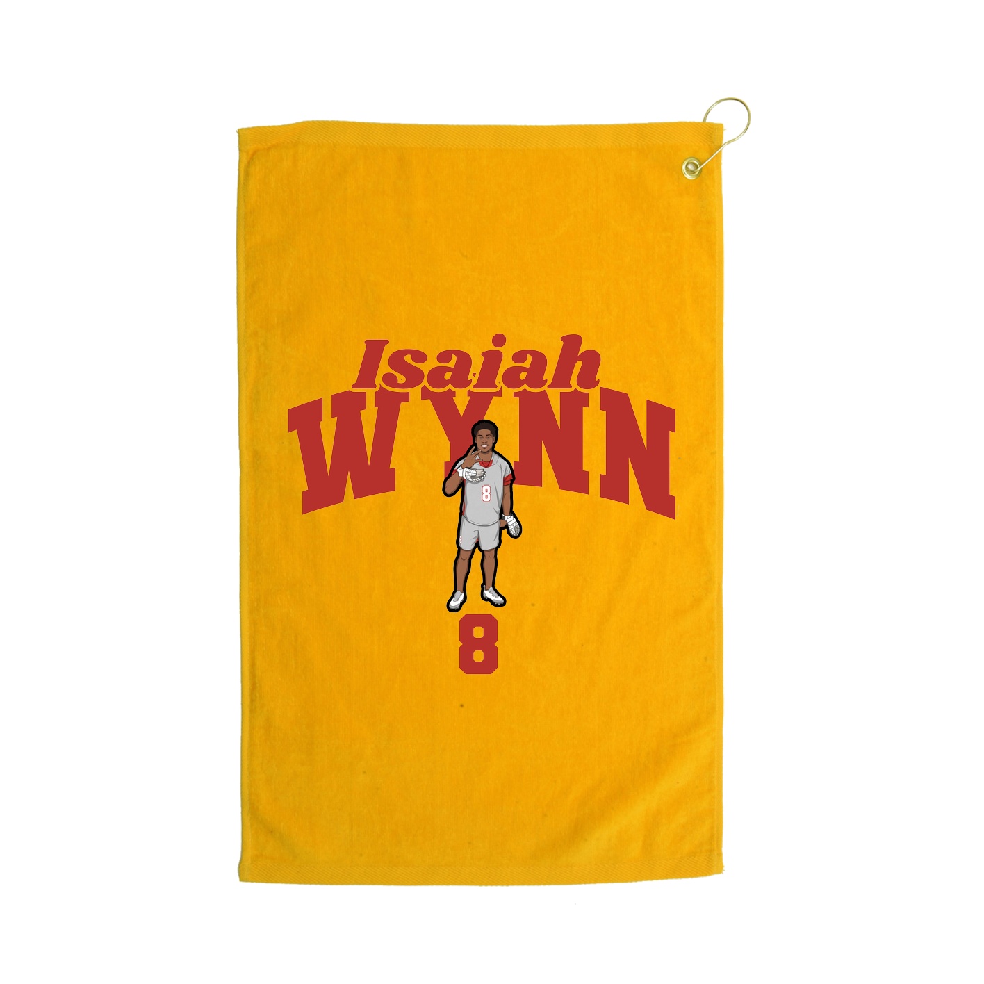 Golf Towel — Signature Arch in Gold