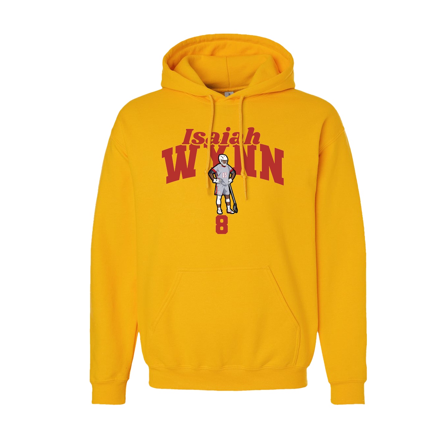 Hoodie — Signature Arch in Gold