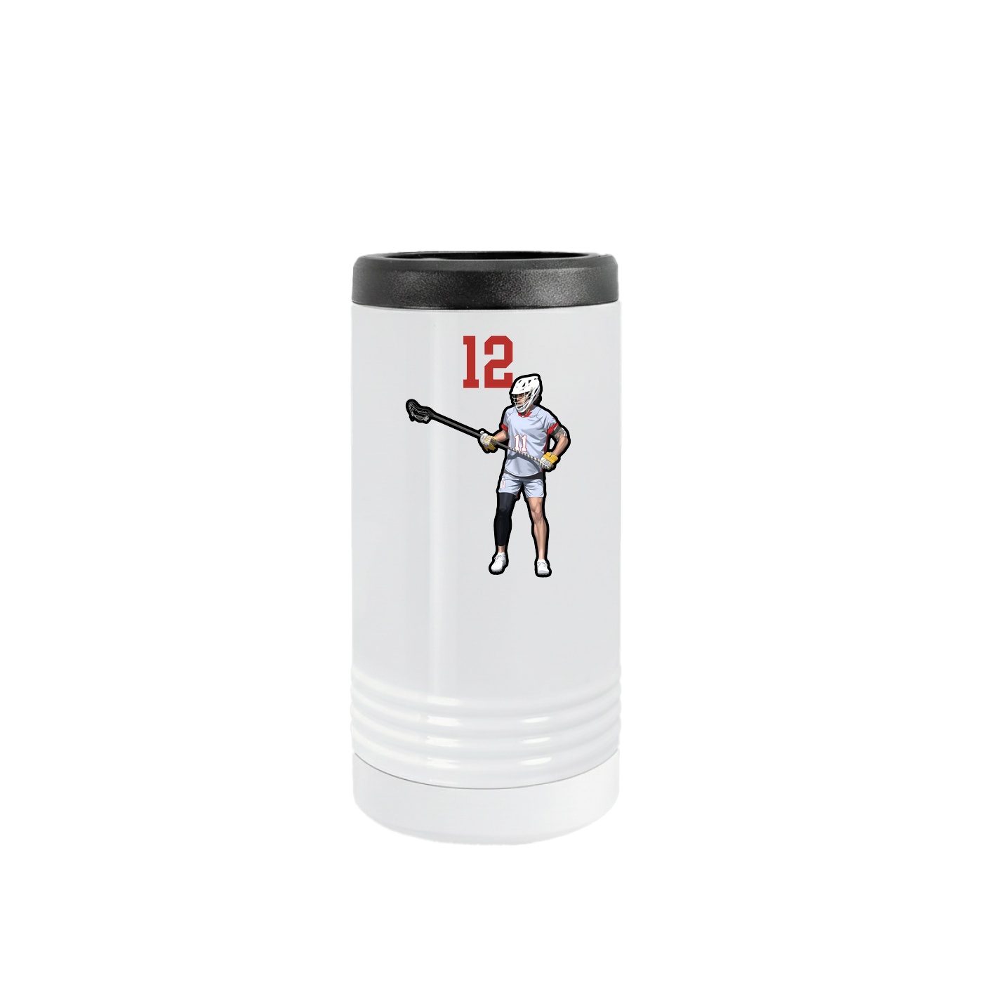 Slim Beverage Holder — Number Top in White