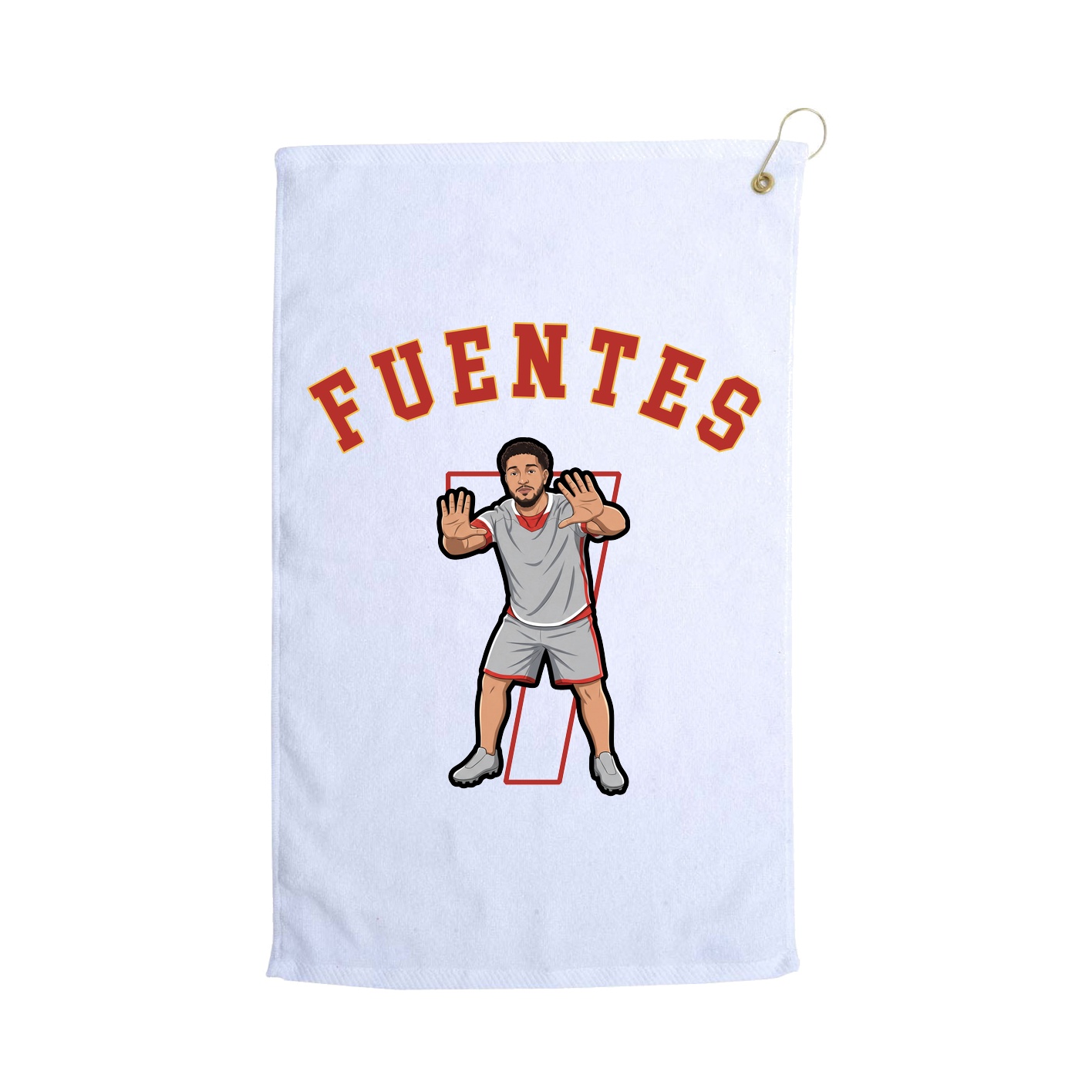 Golf Towel — Shirsey Arch in White