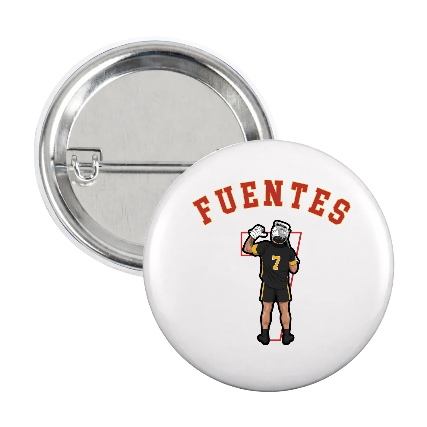 Game Day Button — Shirsey Arch in White
