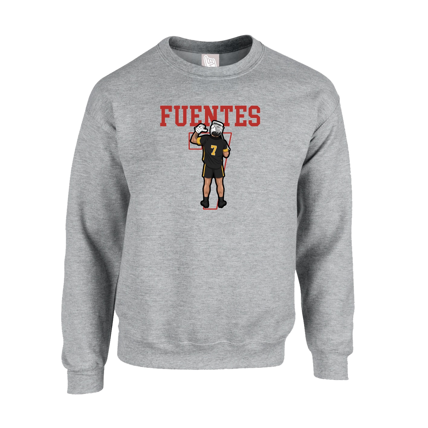 Fleece Crew — Shirsey in Grey
