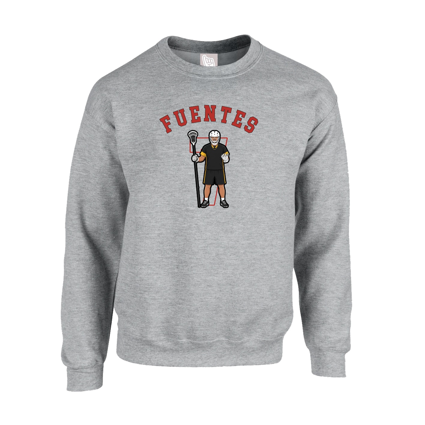 Fleece Crew — Shirsey Arch in Grey