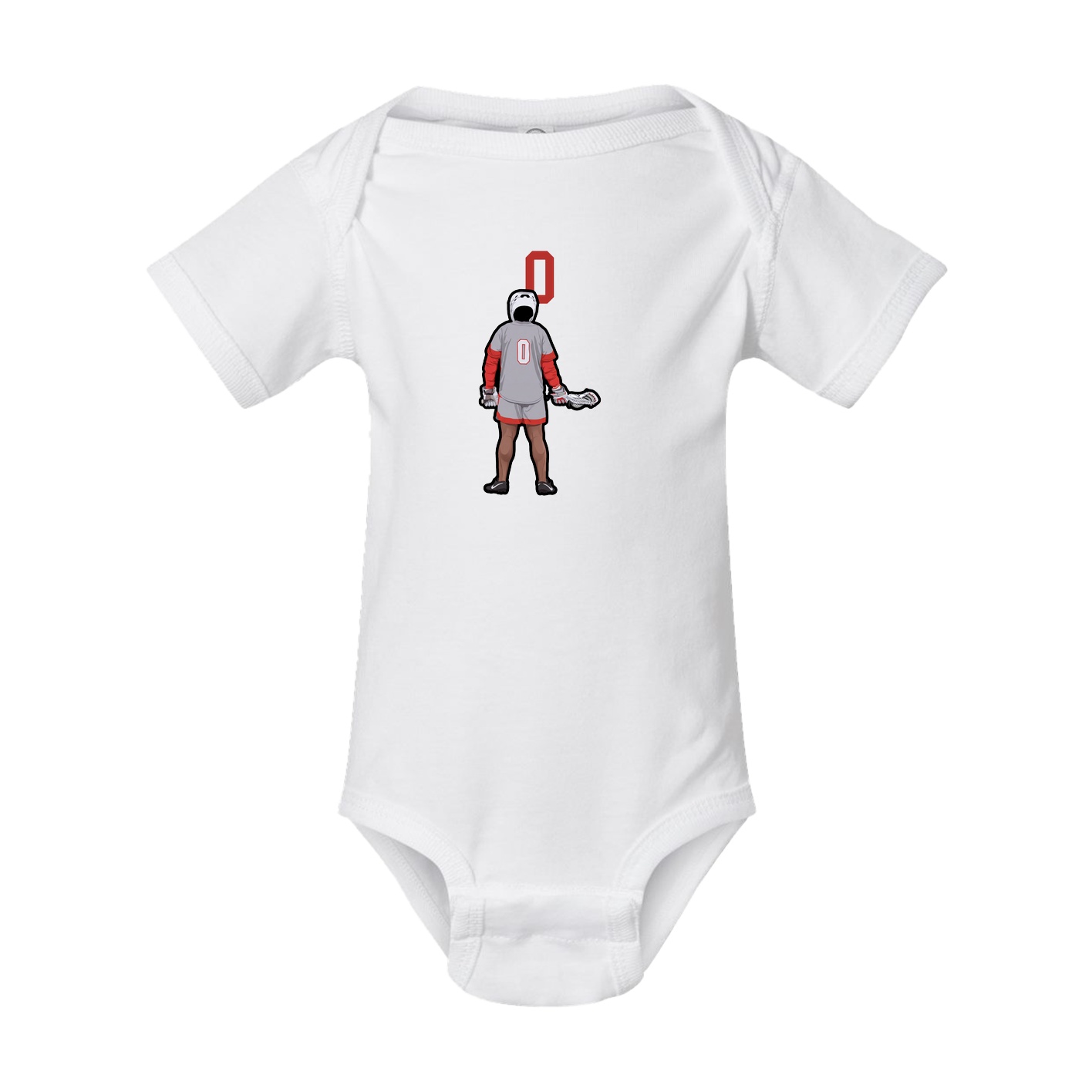 Baby Onesie — Number Top in White