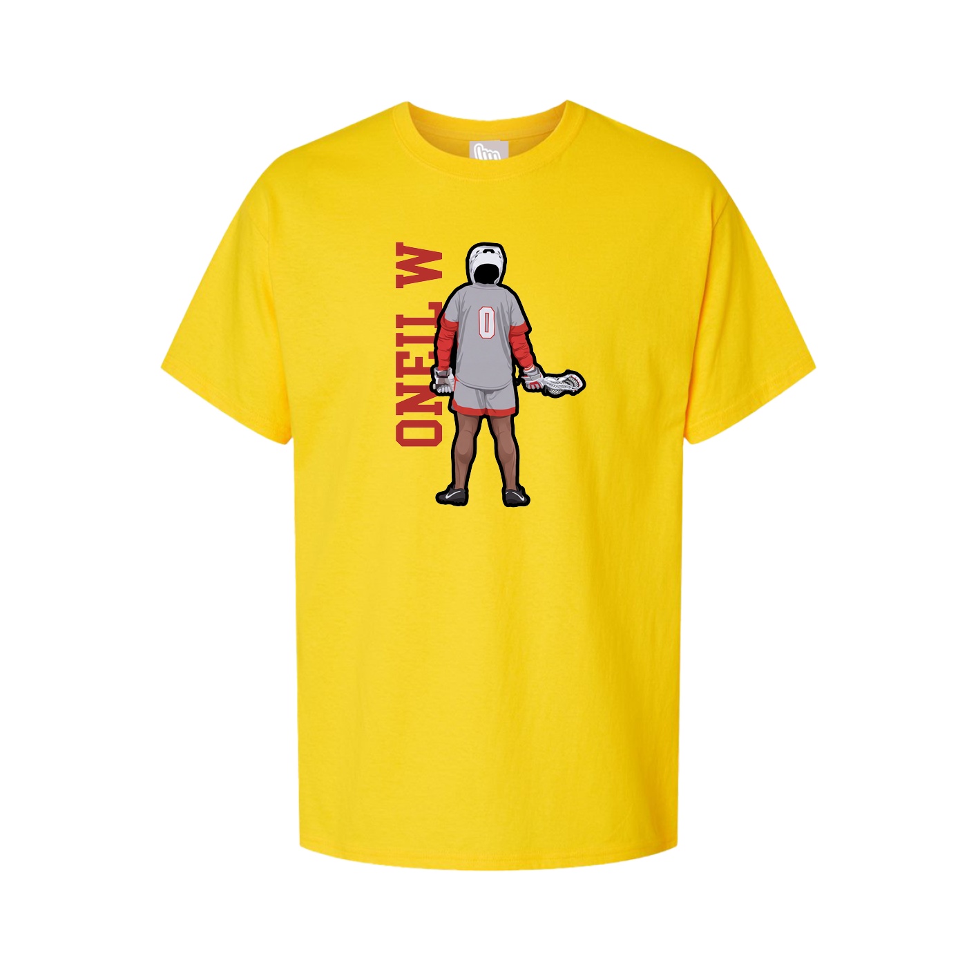 Tee — Name Vertical in Gold
