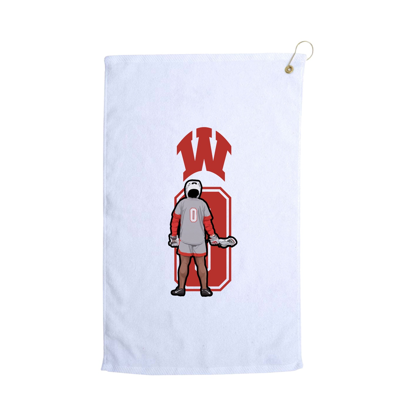 Golf Towel — Number in White
