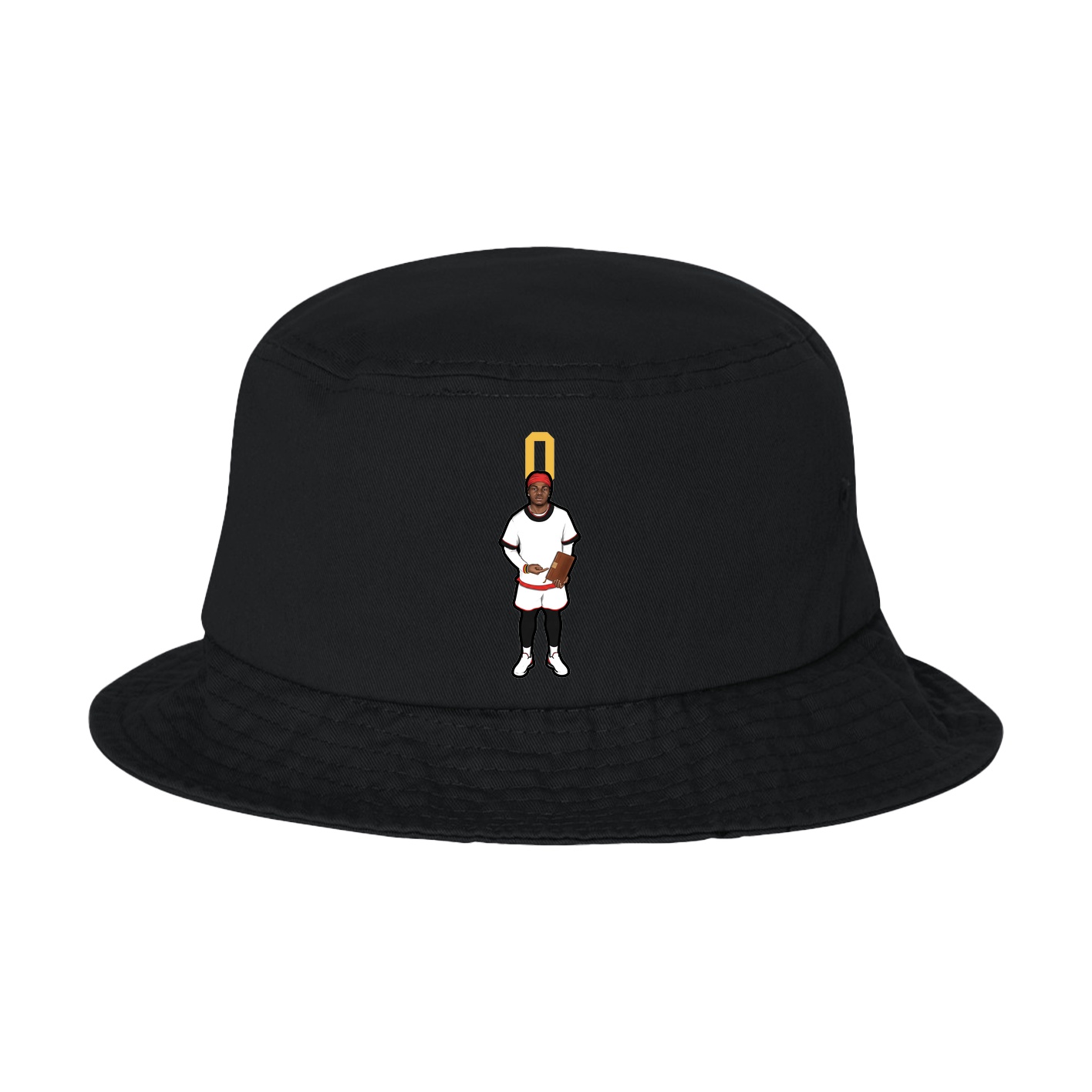 Bucket Cap — Number Top in Black