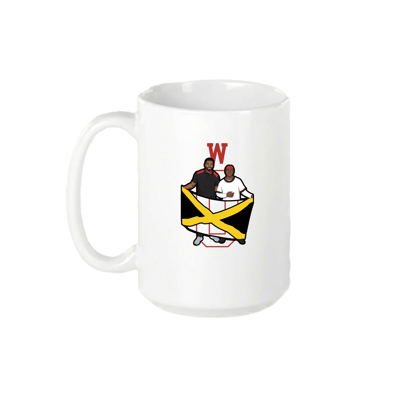 15oz Coffee Mug — Shirsey in White