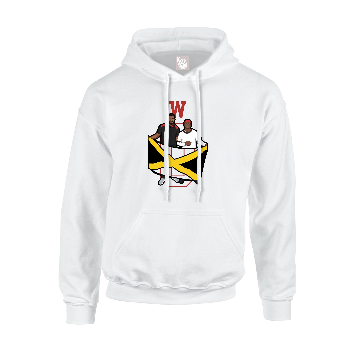 Hoodie — Shirsey in White